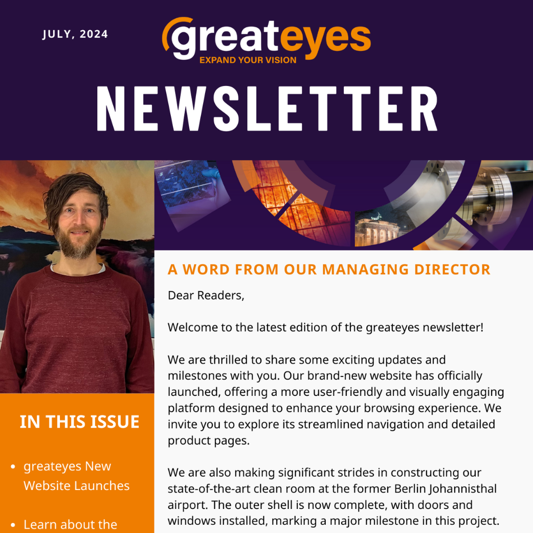 Welcome to our July Newsletter Image